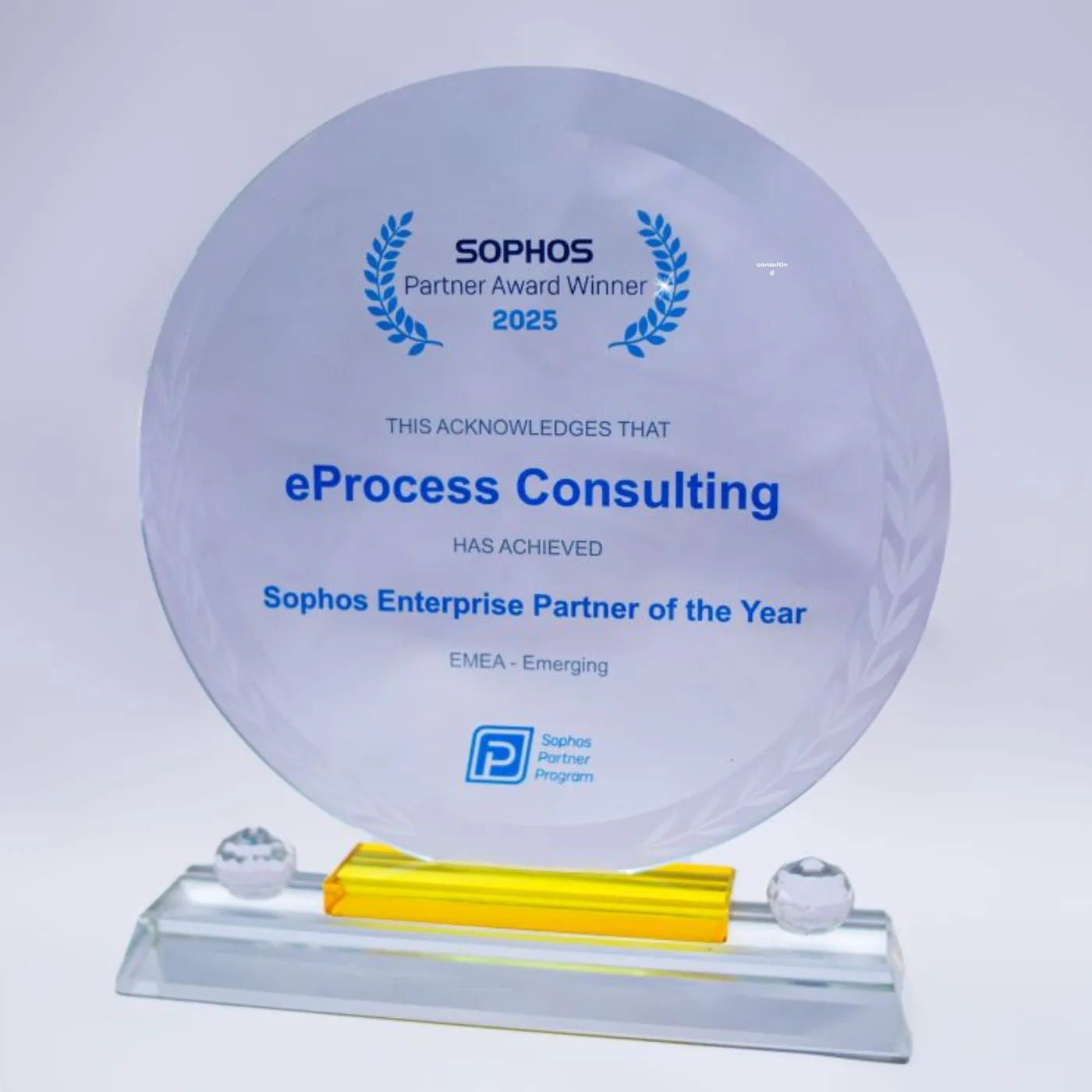 Sophos Enterprise Partner of the Year 2025 award presented to eProcess Consulting
