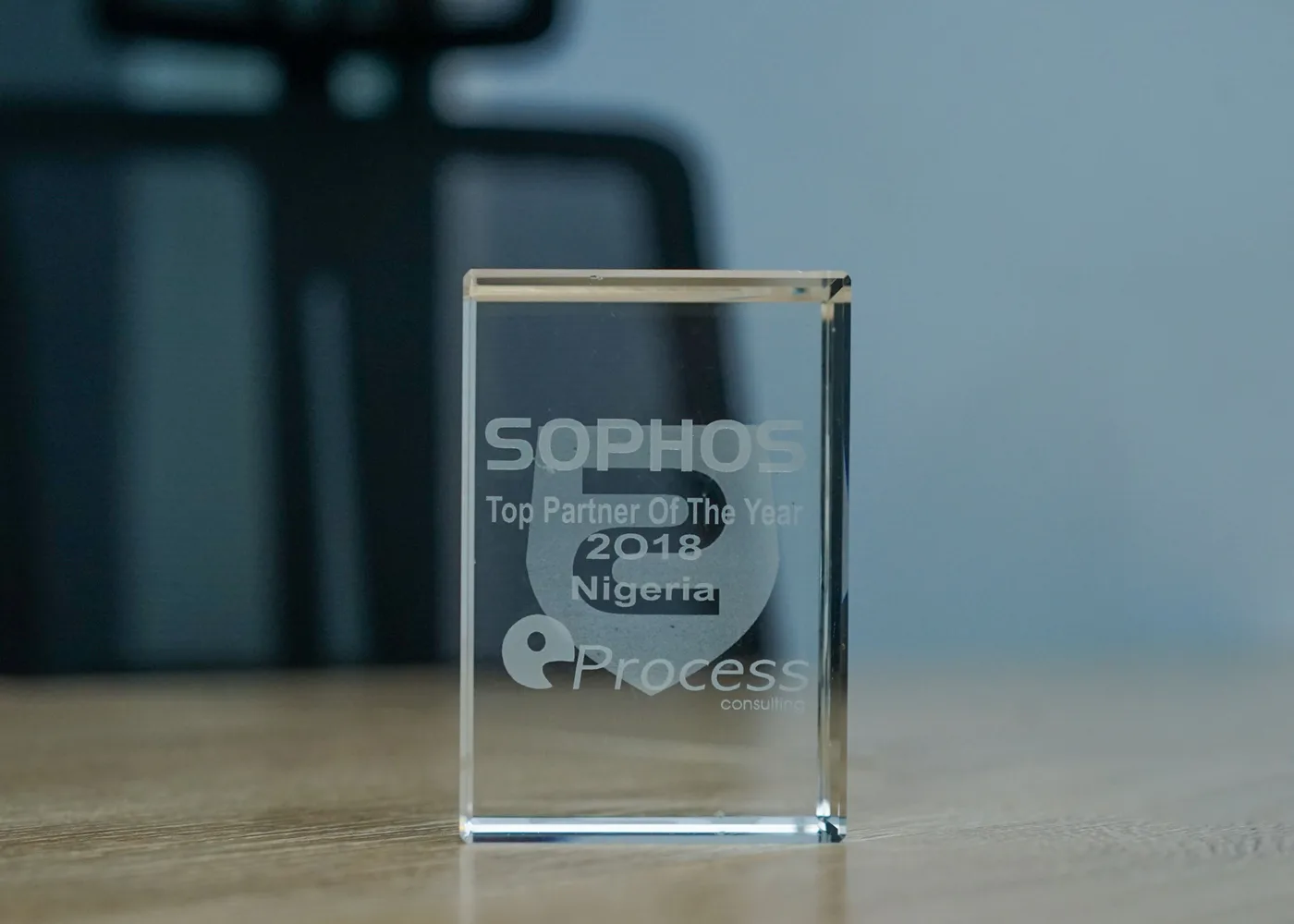 Sophos Top Partner of the Year 2018 award